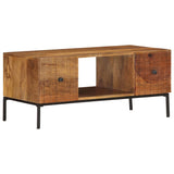 vidaXL Coffee Table 90x45x40 cm Solid Mango Wood | SKU: 286559 | Barcode: 8719883810843