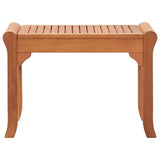 vidaXL Garden Bench 64 cm Solid Eucalyptus Wood | SKU: 47289 | Barcode: 8719883811789