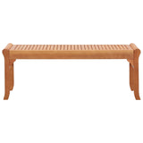 vidaXL 2-Seater Garden Bench 120 cm  Solid Eucalyptus Wood | SKU: 47290 | Barcode: 8719883811796