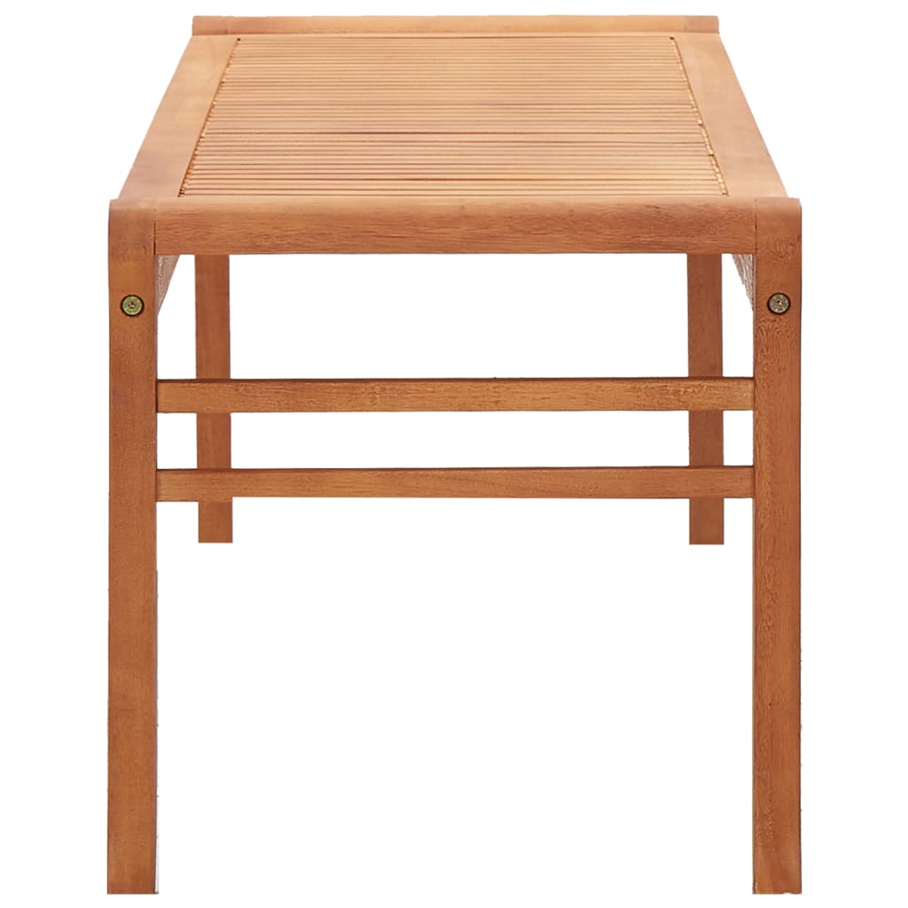 vidaXL 3-Seater Garden Bench 150 cm Solid Eucalyptus Wood | SKU: 47291 | Barcode: 8719883811802