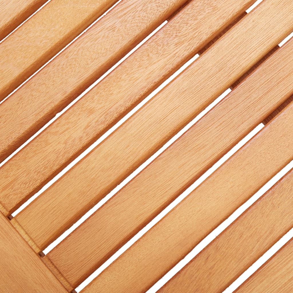 vidaXL 3-Seater Garden Bench 150 cm Solid Eucalyptus Wood | SKU: 47291 | Barcode: 8719883811802