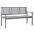 vidaXL 3-Seater Garden Bench 150 cm Grey Solid Eucalyptus Wood | SKU: 47295 | Barcode: 8719883811840