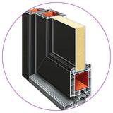 vidaXL Front Door Anthracite 88x200 cm N1 (left inward opening) | SKU: 279187 | Barcode: 8719883820545
