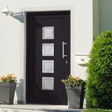 vidaXL Front Door Anthracite 98x200 cm N2 (right inward opening) | SKU: 279195 | Barcode: 8719883820620