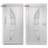 vidaXL Front Door White 108x200 cm N3 (left inward opening) | SKU: 279203 | Barcode: 8719883820705