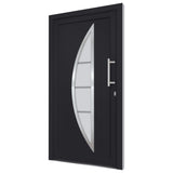 vidaXL Front Door Anthracite 88x200 cm N4 (right inward opening) | SKU: 279217 | Barcode: 8719883820842