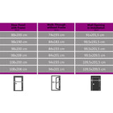 vidaXL Front Door Anthracite 88x200 cm N4 (right inward opening) | SKU: 279217 | Barcode: 8719883820842