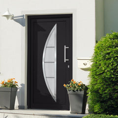 vidaXL Front Door Anthracite 98x190 cm N4 (right inward opening) | SKU: 279218 | Barcode: 8719883820859