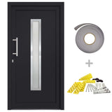 vidaXL Front Door Anthracite 98x208 cm N4 (left inward opening) | SKU: 279238 | Barcode: 8719883821054