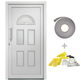 vidaXL Front Door White 88x200 cm N7 (left inward opening) | SKU: 279249 | Barcode: 8719883821160