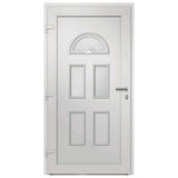 vidaXL Front Door White 88x200 cm N7 (left inward opening) | SKU: 279249 | Barcode: 8719883821160