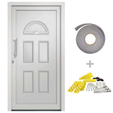 vidaXL Front Door White 88x208 cm N1 (left inward opening) | SKU: 279250 | Barcode: 8719883821177