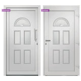 vidaXL Front Door White 88x190 cm N2 (right inward opening) | SKU: 279253 | Barcode: 8719883821207