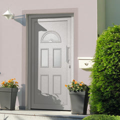 vidaXL Front Door White 88x200 cm N8 (right inward opening) | SKU: 279255 | Barcode: 8719883821221