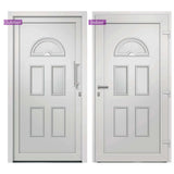 vidaXL Front Door White 88x208 cm N2 (right inward opening) | SKU: 279256 | Barcode: 8719883821238