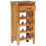 vidaXL Wine Cabinet 40x30x80 cm Solid Acacia Wood | SKU: 287482 | Barcode: 8719883822662