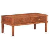 vidaXL Coffee Table 100x50x41 cm Solid Acacia Wood | SKU: 286576 | Barcode: 8719883822914