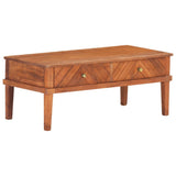 vidaXL Coffee Table 100x50x41 cm Solid Acacia Wood | SKU: 286576 | Barcode: 8719883822914