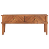 vidaXL Coffee Table 100x50x41 cm Solid Acacia Wood | SKU: 286576 | Barcode: 8719883822914