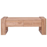vidaXL Coffee Table 110x60x40 cm Solid Teak Wood | SKU: 287892 | Barcode: 8719883824680