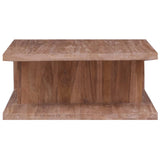 vidaXL Coffee Table 70x70x30 cm Solid Teak Wood | SKU: 287898 | Barcode: 8719883824741