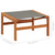 vidaXL Garden Chair With Footrest Grey Solid Eucalyptus & Textilene | SKU: 48698 | Barcode: 8719883826691
