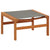 vidaXL Garden Chair With Footrest Grey Solid Eucalyptus & Textilene | SKU: 48698 | Barcode: 8719883826691
