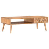 vidaXL Coffee Table 110x50x35 cm Solid Acacia Wood | SKU: 287441 | Barcode: 8719883851143