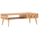 vidaXL Coffee Table 110x50x35 cm Solid Acacia Wood | SKU: 287441 | Barcode: 8719883851143