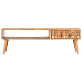 vidaXL Coffee Table 110x50x35 cm Solid Acacia Wood | SKU: 287441 | Barcode: 8719883851143