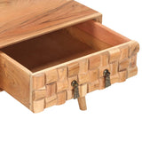 vidaXL Coffee Table 110x50x35 cm Solid Acacia Wood | SKU: 287441 | Barcode: 8719883851143