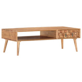 vidaXL Coffee Table 110x50x35 cm Solid Acacia Wood | SKU: 287441 | Barcode: 8719883851143