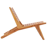 vidaXL Garden Chair With Footrest Solid Teak Wood | SKU: 49366 | Barcode: 8719883853246