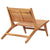 vidaXL Garden Chair With Footrest Solid Teak Wood | SKU: 49366 | Barcode: 8719883853246