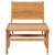 vidaXL Garden Chair With Footrest Solid Teak Wood | SKU: 49366 | Barcode: 8719883853246