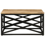vidaXL Coffee Table 68x68x35 cm Solid Mango Wood | SKU: 287364 | Barcode: 8719883853987