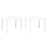 vidaXL Garden Benches 2 pcs White Plastic | SKU: 48780 | Barcode: 8719883859637