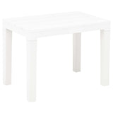 vidaXL Garden Benches 2 pcs White Plastic | SKU: 48780 | Barcode: 8719883859637