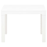 vidaXL Garden Benches 2 pcs White Plastic | SKU: 48780 | Barcode: 8719883859637