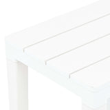 vidaXL Garden Benches 2 pcs White Plastic | SKU: 48780 | Barcode: 8719883859637