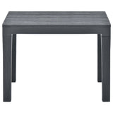 vidaXL Garden Benches 2 pcs Anthracite Plastic | SKU: 48781 | Barcode: 8719883859644