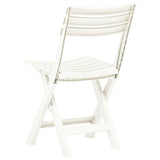 vidaXL Folding Garden Chairs 2 pcs Plastic White | SKU: 48786 | Barcode: 8719883859699