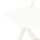 vidaXL Folding Garden Chairs 2 pcs Plastic White | SKU: 48786 | Barcode: 8719883859699