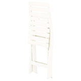 vidaXL Folding Garden Chairs 2 pcs Plastic White | SKU: 48786 | Barcode: 8719883859699