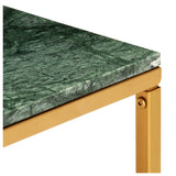 vidaXL Coffee Table Green 60x60x35 cm Real Stone With Marble Texture | SKU: 286440 | Barcode: 8719883865874