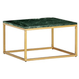 vidaXL Coffee Table Green 60x60x35 cm Real Stone With Marble Texture | SKU: 286440 | Barcode: 8719883865874