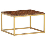 vidaXL Coffee Table Red 60x60x35 cm Real Stone With Marble Texture | SKU: 286441 | Barcode: 8719883865881
