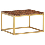 vidaXL Coffee Table Red 60x60x35 cm Real Stone With Marble Texture | SKU: 286441 | Barcode: 8719883865881