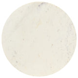 vidaXL Coffee Table White 60x60x35 cm Real Stone With Marble Texture | SKU: 286449 | Barcode: 8719883865966