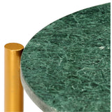 vidaXL Coffee Table Green 60x60x35 cm Real Stone With Marble Texture | SKU: 286450 | Barcode: 8719883865973